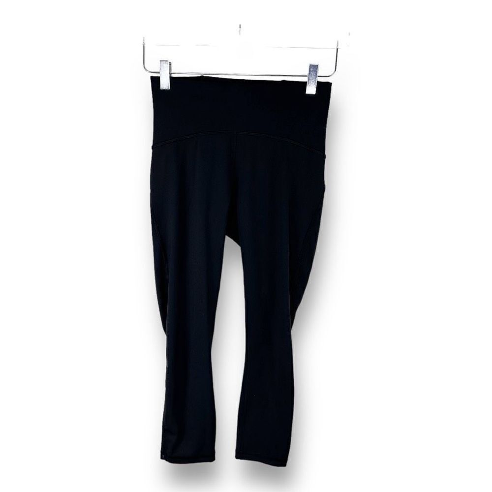 Lululemon Athletica Womens Leggings Stretch Waist Classic Black Size 6